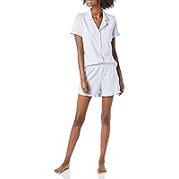 Women's Cotton Modal Piped Notch Collar Pajama Set (Available in Plus Size)