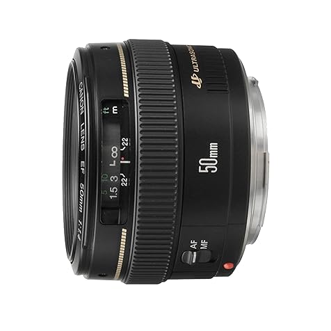 EF 50mm f/1.4 USM Standard and Medium Telephoto Lens for Canon SLR Cameras, Fixed