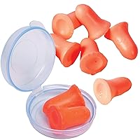 Apex Soft Foam Ear Plugs with Case, NRR 33db, 1 Package, 4 Pair in Each Package