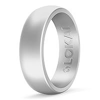 Lokai Silicone Ring for Men & Women - Ultra Comfort, Premium Silicone Rings for Active Lifestyle & Wedding Bands - Durable & Breathable Rubber Rings