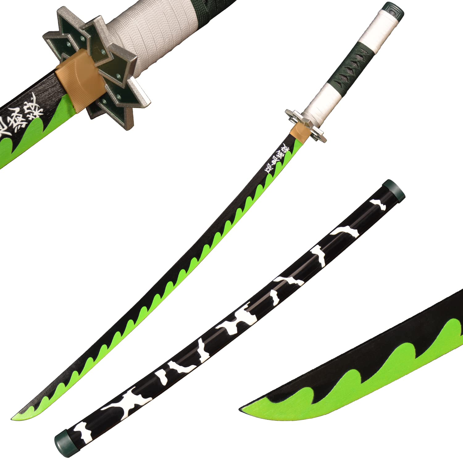 Amazon.com : Sword fort Sword Zoro's 3 Piece Set ,Handmade Katana Japanese  Anime Cosplay Sword, Roronoa Zoro Anime Swords, Kitetsu, Shusui, Wado  Ichimonji : Sports & Outdoors