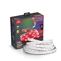 Globe Electric 50053 Collection Smart Strip Light, 16.4 ft, Multi-Color, 300 Lumens