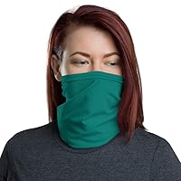 Pine Green Color Breathable Washable Neck Gaiter