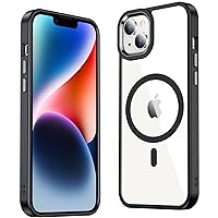 Red2Fire Magnetic for iPhone 15 Plus Case for iPhone 14 Plus Case Clear, [Compatible with Magsafe][Military Grade Drop Protection][Not Yellowing] Slim Phone Case 6.7