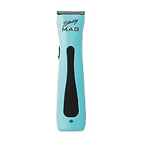 Wahl Professional - Sterling Mag Trimmer - Barber-Quality Electric Cordless Hair Trimmer with Rotary Motor and Lithium-Ion Battery, Black/Aqua
