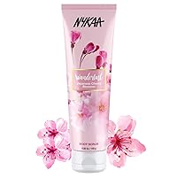 Nykaa Wanderlust Japanese Cherry Blossom Body Scrub - Gently Exfoliates Dead Cells, Revives Dull and Dry Skin With Aloe Vera (4.93 Fl Oz)