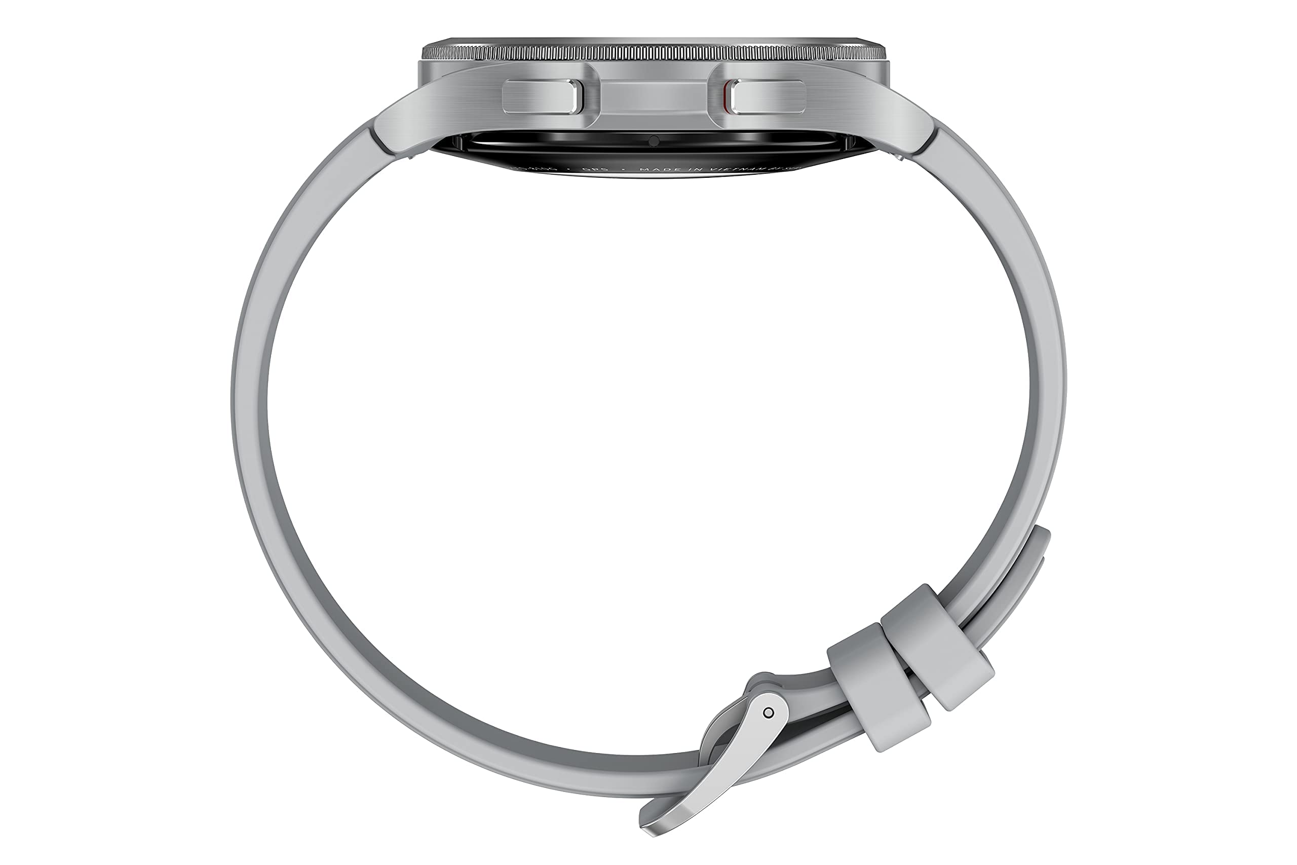 Samsung Galaxy Watch4 Classic, Runde Bluetooth Smartwatch, Wear OS, drehbare Lünette, Fitnessuhr, Fitness-Tracker, 46 mm, Silver (Deutche Version)