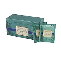 Fortnum & Mason British Tea, Royal Blend Decaffeinated, 25 Count Teabags (1 Pack)