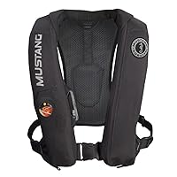 Mustang Survival Corp Elite Inflatable PFD (Auto Hydrostatic), Black