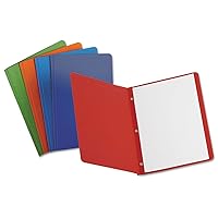 Oxford Title Panel and Border Front Report Covers, Assorted Colors, Letter Size, 25 per Box, (52513)