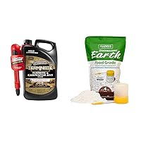 Spectracide Terminate Termite & Carpenter Ant Killer, 1.33 Gallon (RTU Spray) & Harris Diatomaceous Earth Food Grade, 4lb with Powder Duster Included in The Bag