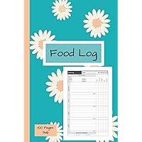 Food Log Notebook: Daily Food and Nutrition Journal to Record Each Meal 100 Pages Small