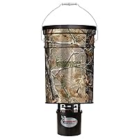 50 LB Hanging Feeder Hunting Durable Lightweight Camo Metal Game Feeder with Automatic Delivery System with XD-Pro Kit