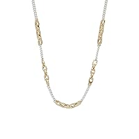 COACH Women's Signature Mixed Chain Necklace