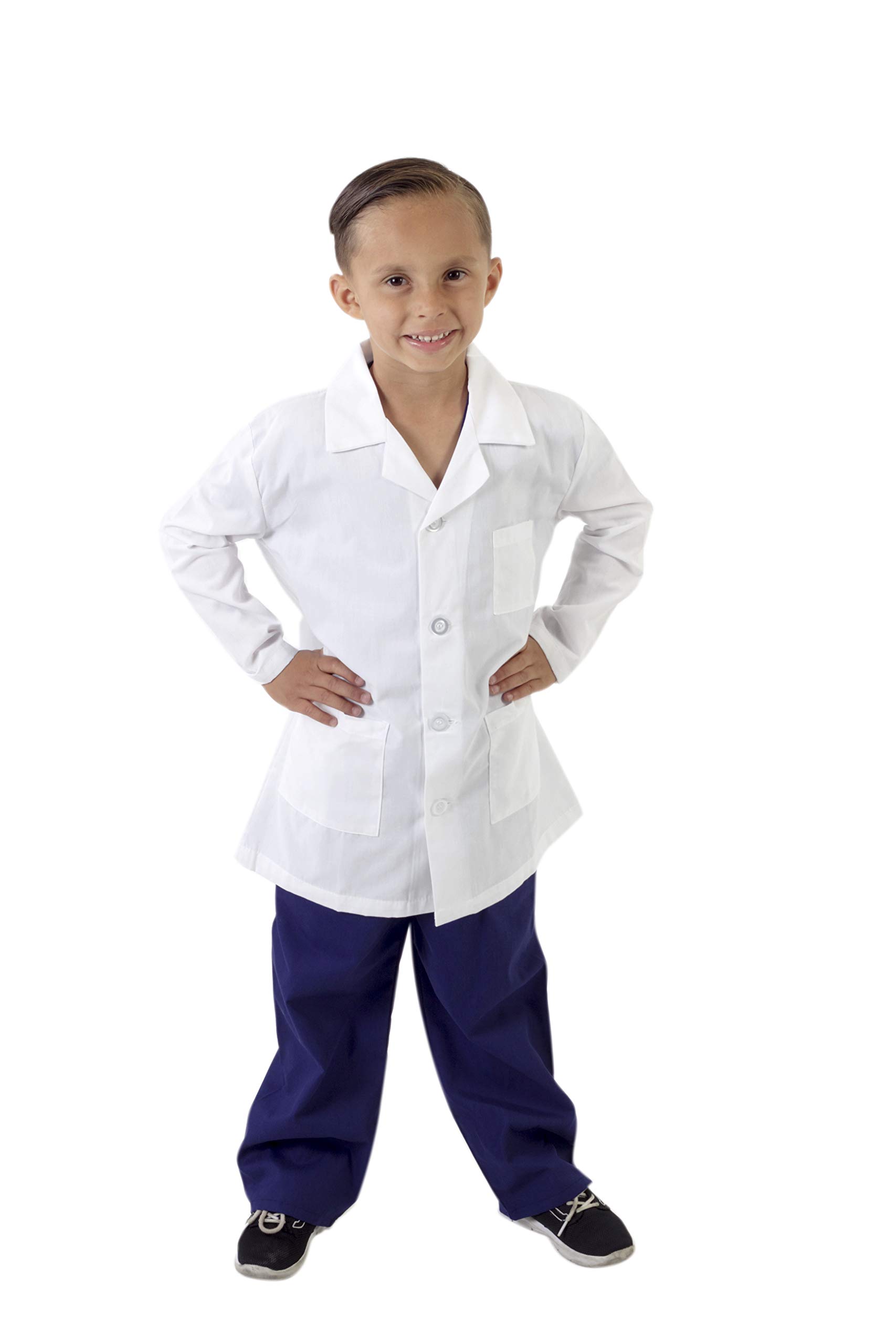 Natural Uniforms M&M Scrubs Childrens Lab Coat-Soft Fabric