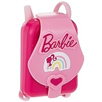 Barbie Make-Up Set 40002, Backpack or Bracelet, Includes 3 Compact Eyeshadows, 1 Lip Gloss, 1 Applicator, 1 Mirror, Multicolour