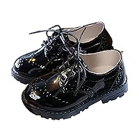 Spring and Summer New Soft and Lightweight Rubber Sole Lace Up Glossy Fashion Children's Shoes Baby Girl Cat Shoes