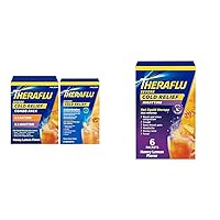 Theraflu Severe Cold Relief Combo: 12ct Day/Night Honey Lemon + 6ct Daytime Honey Ginger Powders