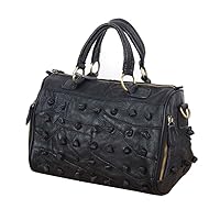 Segater® Women's Multicolor Handbag Genuine Leather Unique Color matching Design Crossbody Shoulder Bag Purses