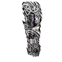 Full Arm Temporary Tattoo Art Sticker Waterproof Easy to apply Looks real - One Item