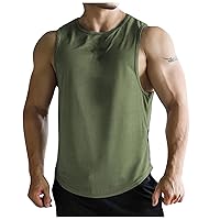Sleeveless Men's Tank Top Fashion Soft Muscle Sleeveless Bodybuilding Muscle Shirts Casual Fitness Vest Tank Top for Men T-Shirt Tee