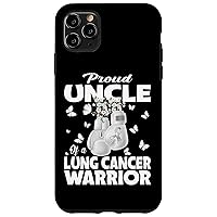 iPhone 11 Pro Max Proud Uncle Of A Lung Cancer Warrior Boxing Gloves Case