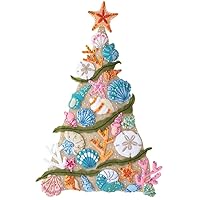 Bucilla Felt Applique Wall Hanging Kit, Coastal Christmas, Perfect for DIY Arts and Crafts, 89500E