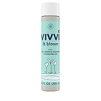 Vivvi & Bloom Gentle 2-in-1 Baby Wash & Shampoo Cleansing Gel, Leaves Sensitive Skin Feeling Healthy & Moisturized, Tear-Free, Formulated Without sulfates, paraben, and Dyes, 10 fl. Oz