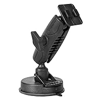 ARKON Mounts Replacement or Additional Heavy Duty 80mm Suction Mount Pedestal for Smartphone and Tablet Holders (RM0802T)