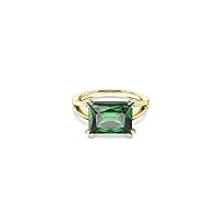 SWAROVSKI Matrix Cocktail Ring with Green Stone
