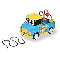 Dickie Toys ABC - Toy Car Fynn Fruit (25 cm) - Pull Toy with Motor Skills Bow, Horn and Cord, Baby Toy from 1 Year (12 Months)