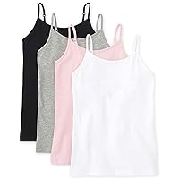 The Children's Place Girls Basic Camisole, 4 Pack