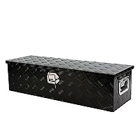 39 Inch Tool Box 5 Bar Tread ToolBox For Truck Bed Trailer Pickup Underbody RV ATV Storage Tools Organizer With Side Handle Lock Keys 39 inches