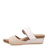 NAOT Footwear Kingdom Women's Wedge Sandal with Buckle, Cork Footbed, and Arch Support - Adjustable Three-Strap Sandal With Backstrap - Comfort and Support - Lightweight and Perfect for Travel