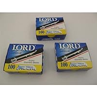 300 LORD Razor Blades Super Stainless Single edge for Barbers