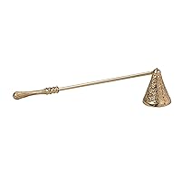 Ornate Traditional Candle Snuffer, 9-Inches, Brass