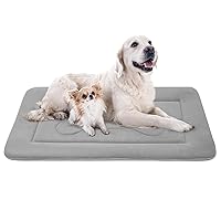 JoicyCo Extra Large Dog Bed Soft Dog Crate Pad Mat 48 in Non-Slip Bottom Washable Dog Sleeping Mattress Pet Beds Cat Beds Kennel Pads