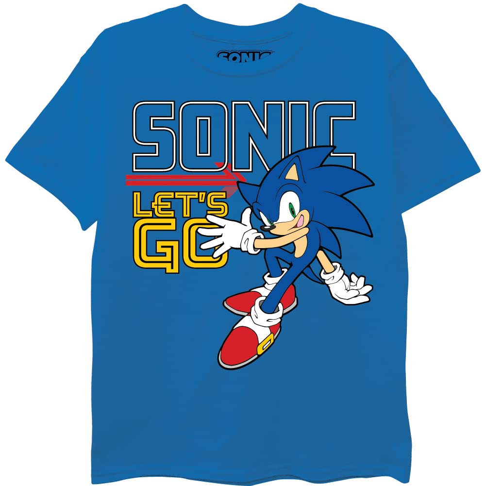 SEGA Boys' Sonic The Hedgehog Short Sleeve Tshirt
