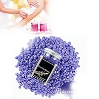 Hard Wax Beads,Wax Beans for Any Hair Removal Wax Warmer Machine,For Eyebrow Armpit Bikini Back and Chest Hair Removal (lavender)