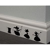 MAF - Cinderella 3 MICE = SKIRTING Board Decals Vinyl Decal Sticker for Cars LAPTOPS Walls Windows Toolbox Gift