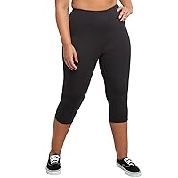 Just My Size Womens Stretch Jersey Capri 19.5Inch Leggings