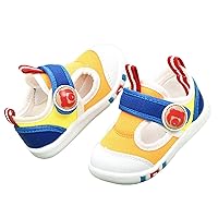 Kids Canvas Shoes Baby Solid Color Mesh Sport Sneakers Toddler Barefoot Cartoon Sandals for Party Children School Sport Sneakers