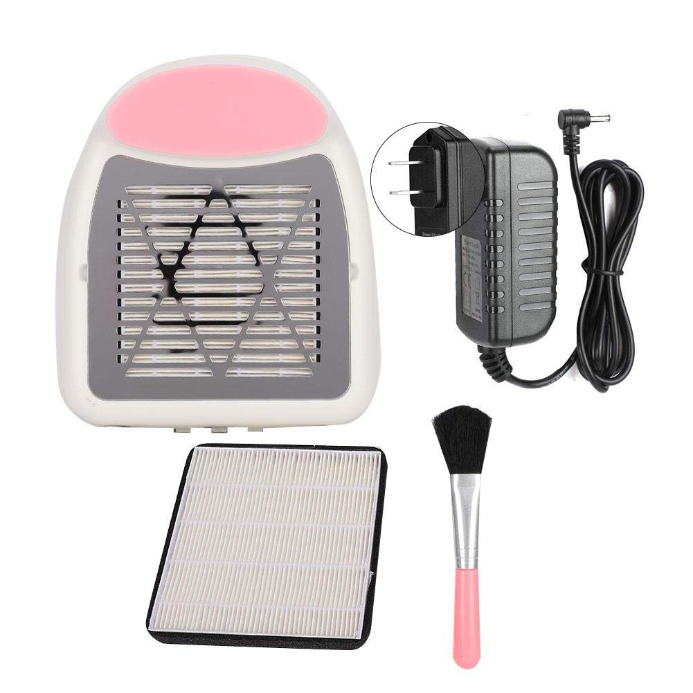 Nail Dust Collector, 30W Nail Vacuum Cleaner Strong Power Nail Art Dust Suction Collector with 2 Filters Profesinal Salon Nail Art Equipment For Na...