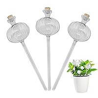 Plant Watering Bulbs 3PCS 250ml Cactus Shaped Plant Watering Globes Self Watering Planter Insert for Indoor Outdoor Plants Transparent Watering Cans