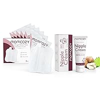 Momcozy Soothing Gel Pads 6 Count & Momcozy 100% Natural Nipple Cream