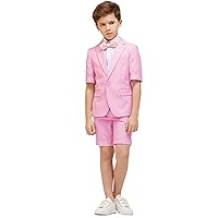 Kelaixiang Boys One Button Suits for Kids Formal Wedding Party Tuxedos