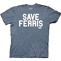 Ripple Junction Ferris Bueller's Day Off Save Ferris Adult T-Shirt