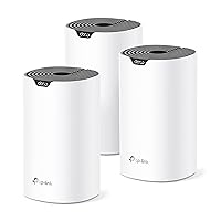TP-Link Deco Mesh AC1900 WiFi System (Deco S4) – Up to 5,500 Sq.ft. Coverage, Replaces WiFi Router and Extender, Gigabit Ports, Works with Alexa, 3-pack