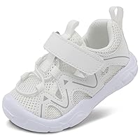 FEETCITY Wide Toddler Shoes Slip on Sneakers Boys Girls Toddler Tennis Shoes Sports Shoes Walking Shoes