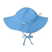 i play. Toddler Brim Sun Protection Hat, Light Blue, 2T-4T